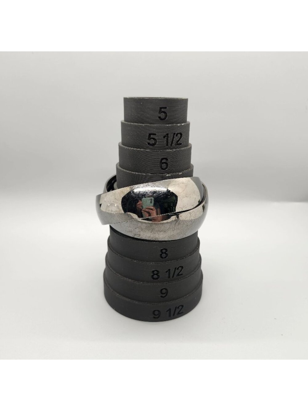 Chicos Modern Silver-Tone Overlapping Hinged Bangle Bracelet